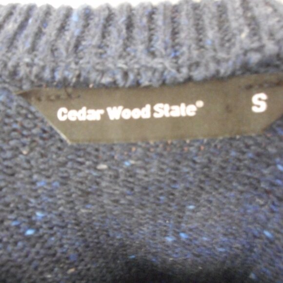 Cedar Wood State Blue ragwool sweater Size S - Picture 4 of 8